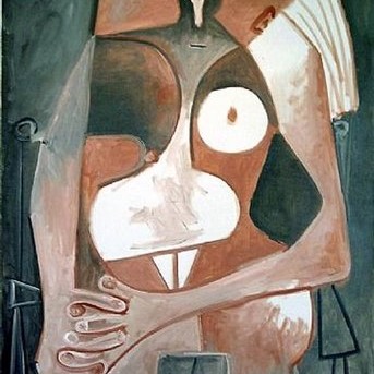 Femme Nue Assise